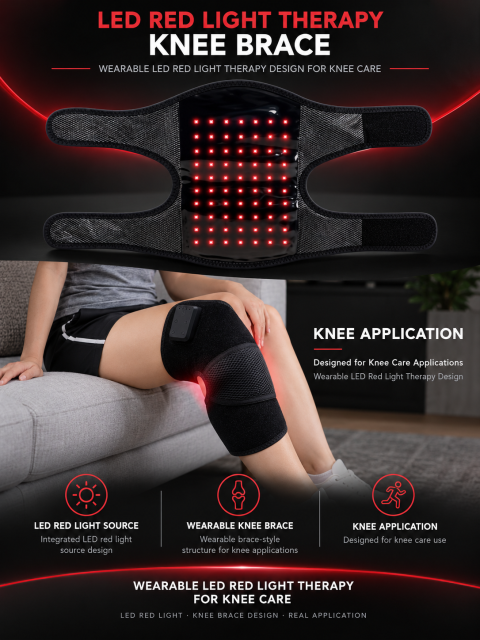 LED Red Light Therapy Knee Brace Manufacturer | AIMEKO Wearable Knee Care Device
