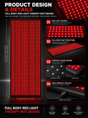 Full Body Red Light Therapy Mat Manufacturer | AIMEKO Wide-Area LED Wellness Mat