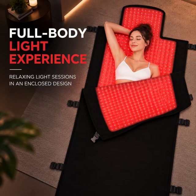 Full Body Red Light Therapy Sleeping Bag Manufacturer | AIMEKO Two-Section LED Wellness Design