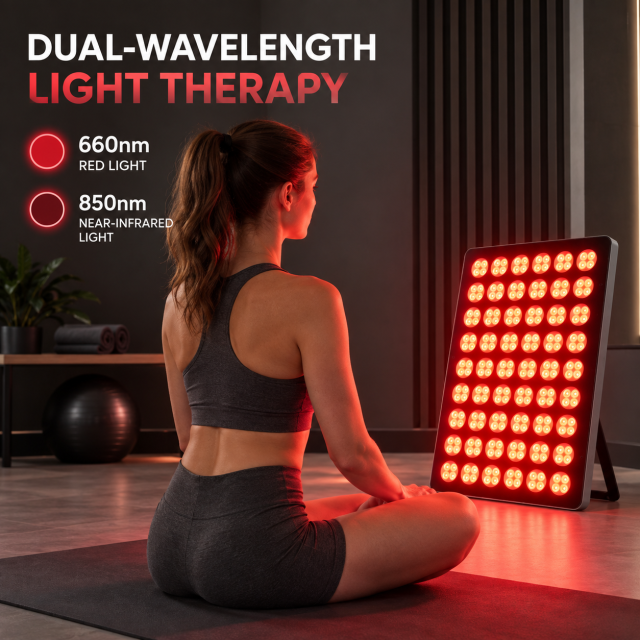 660nm + 850nm Red Light Therapy Panel Manufacturer | AIMEKO Dual-Wavelength LED Panel
