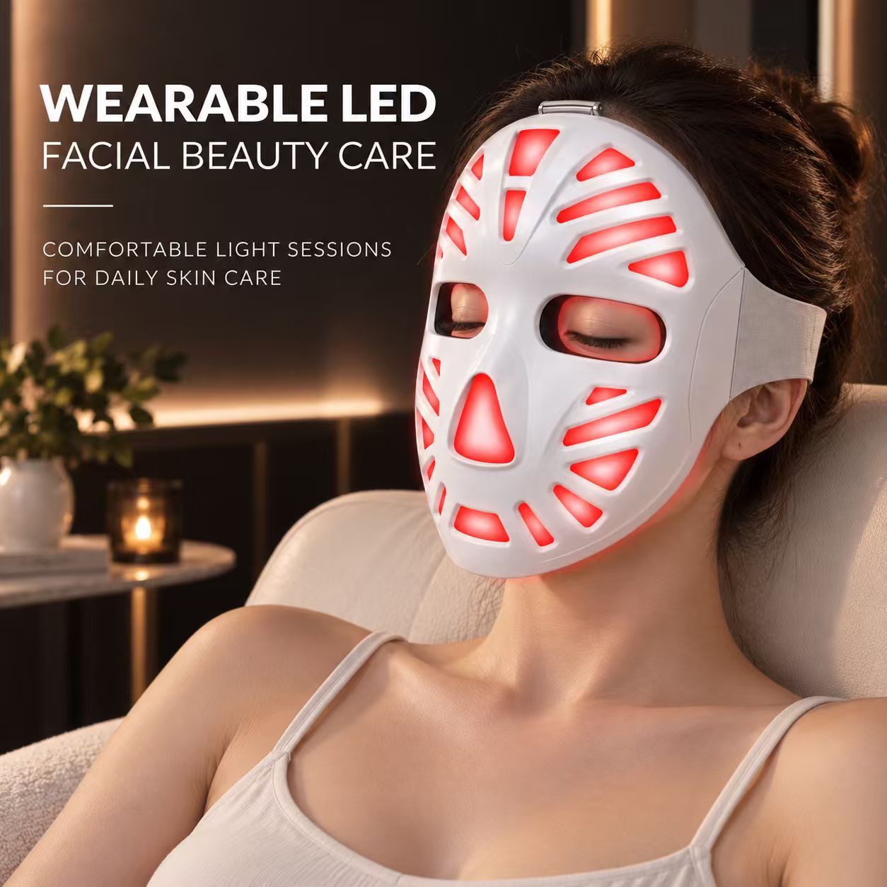 LED Light Therapy Facial Mask Manufacturer | AIMEKO Wearable LED Skincare Mask