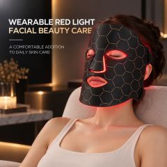 Red Light Therapy Facial Mask Manufacturer | AIMEKO Black LED Beauty Mask