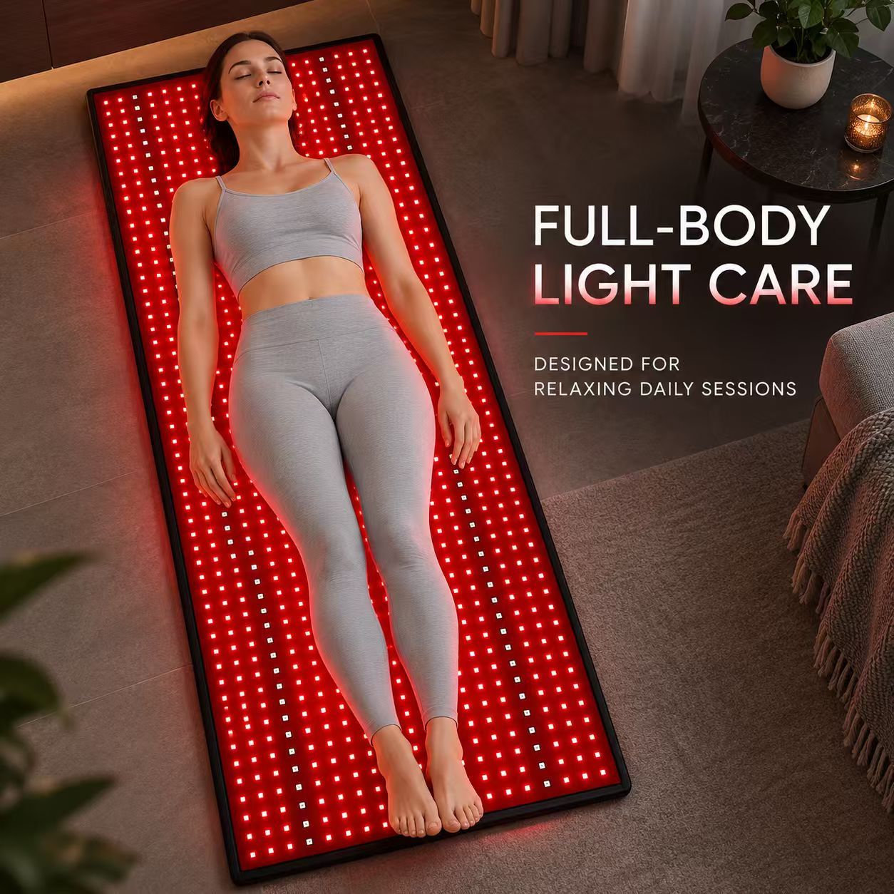 Full Body Red Light Therapy Mat Manufacturer | AIMEKO Wide-Area LED Wellness Mat