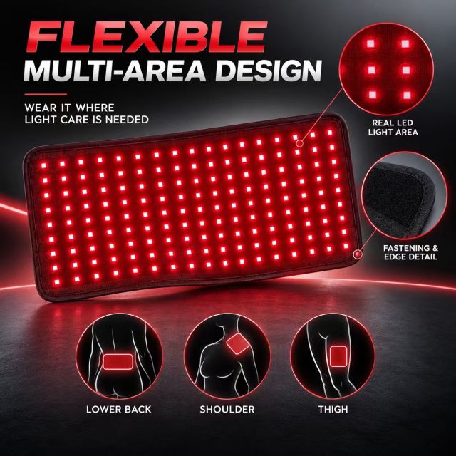 Wearable LED Red Light Therapy Pad Manufacturer | AIMEKO Flexible Red Light Care Device