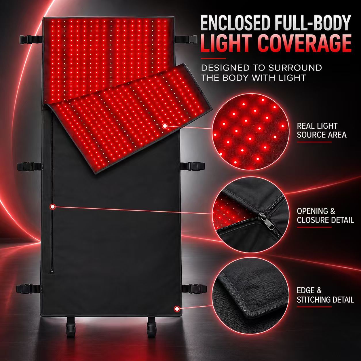 Full Body Red Light Therapy Sleeping Bag Manufacturer | AIMEKO Enclosed LED Wellness Solution