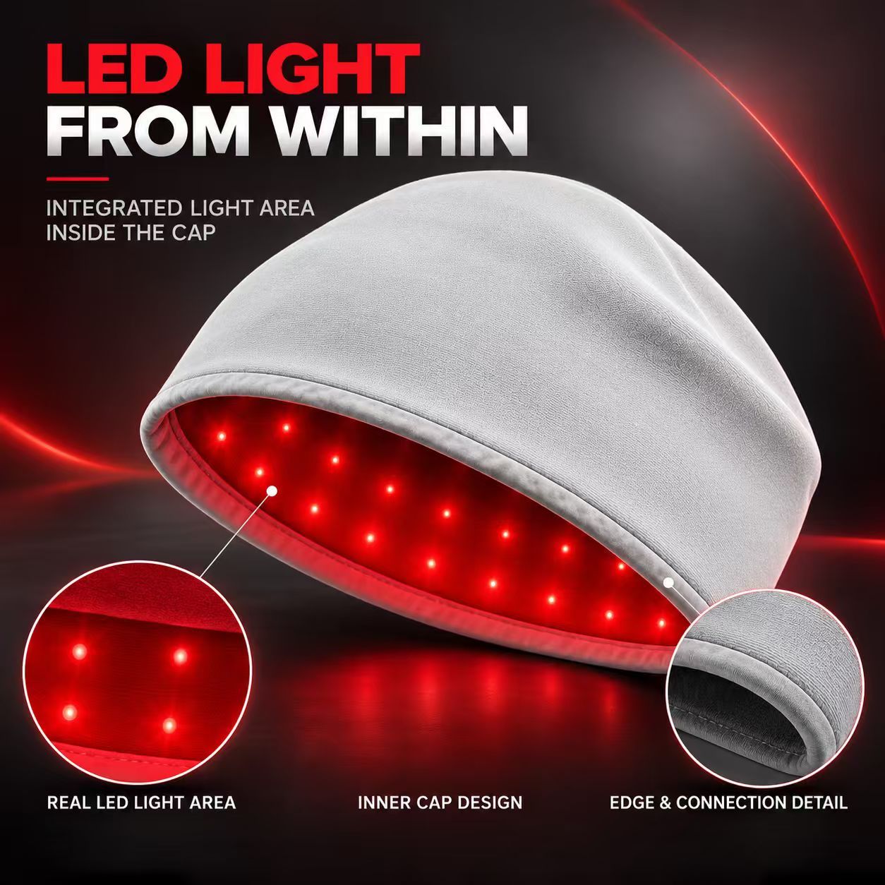 LED Red Light Therapy Hair Growth Cap Manufacturer | AIMEKO Wearable Scalp Care Cap