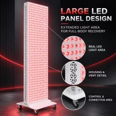 Full Body Red Light Therapy Panel Manufacturer | AIMEKO Mobile LED Recovery Panel