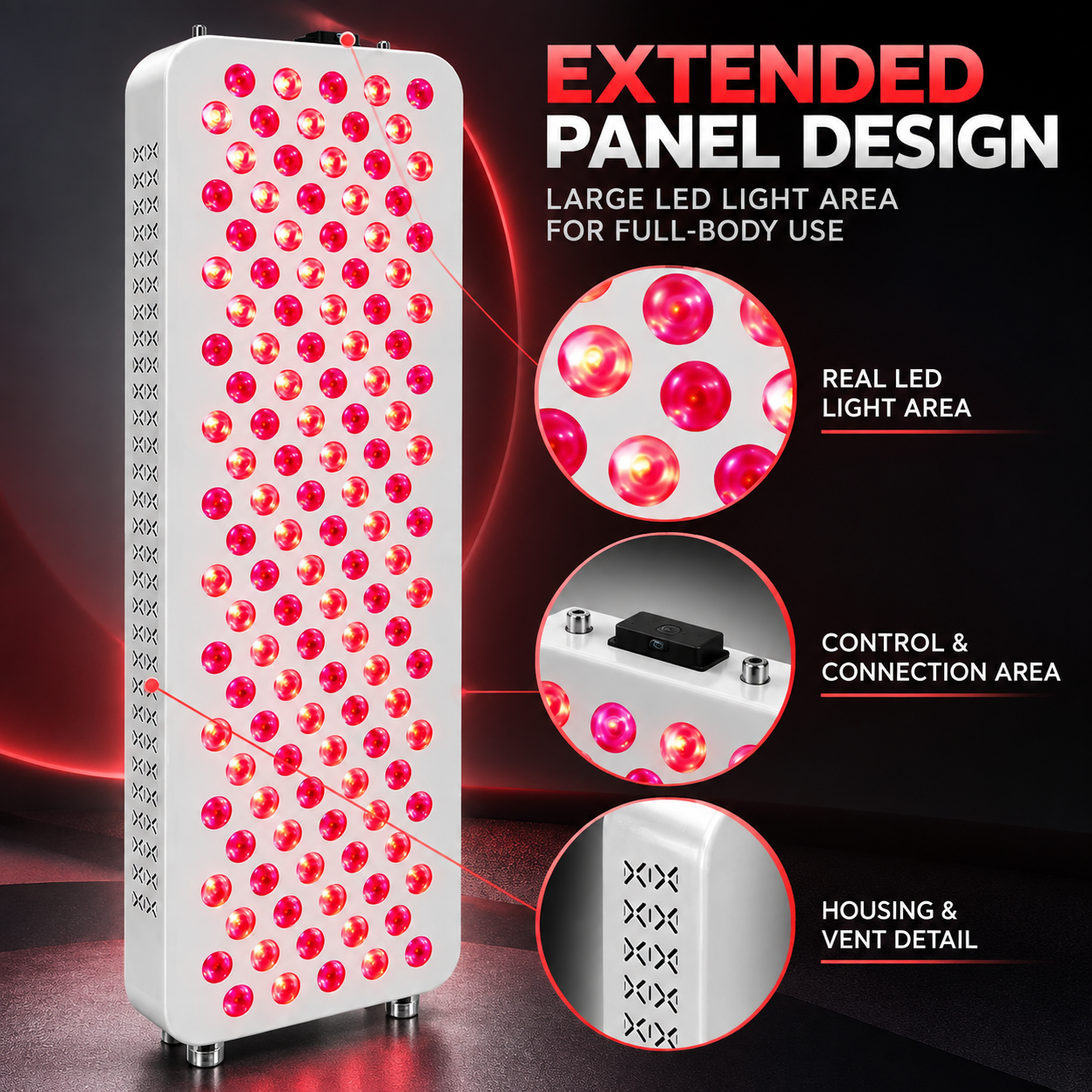 Full Body Red Light Therapy Panel Manufacturer | AIMEKO Extended LED Photobiomodulation Panel