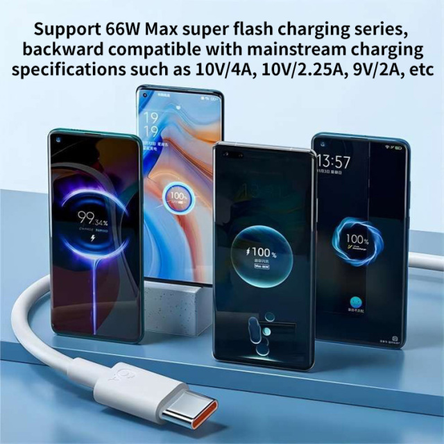 6A TPE USB - Type C データケーブル、MY SHOP、6A TPE USB - Type C データケーブル