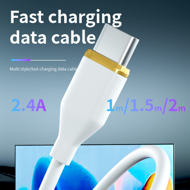 Silicone USB to Type C Data Cable,MY SHOP,Silicone USB to Type C Data Cable