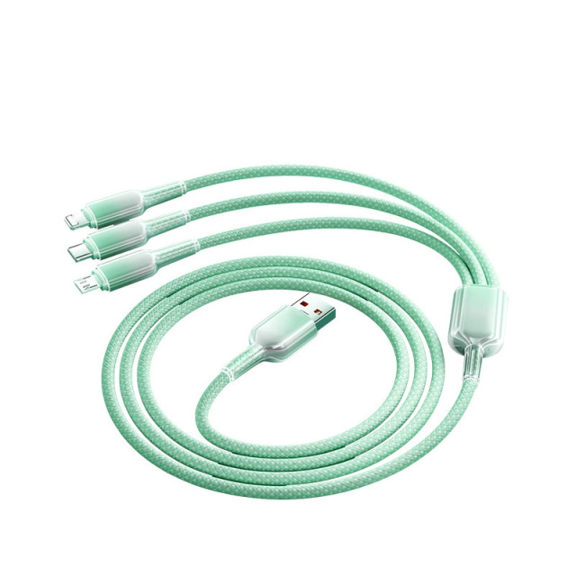Cables de datos Ice Crystal 3 en 1, MI TIENDA, Cables de datos Ice Crystal 3 en 1