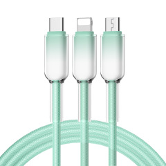 Cables de datos Ice Crystal 3 en 1, MI TIENDA, Cables de datos Ice Crystal 3 en 1