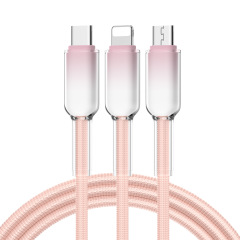 Cables de datos Ice Crystal 3 en 1, MI TIENDA, Cables de datos Ice Crystal 3 en 1