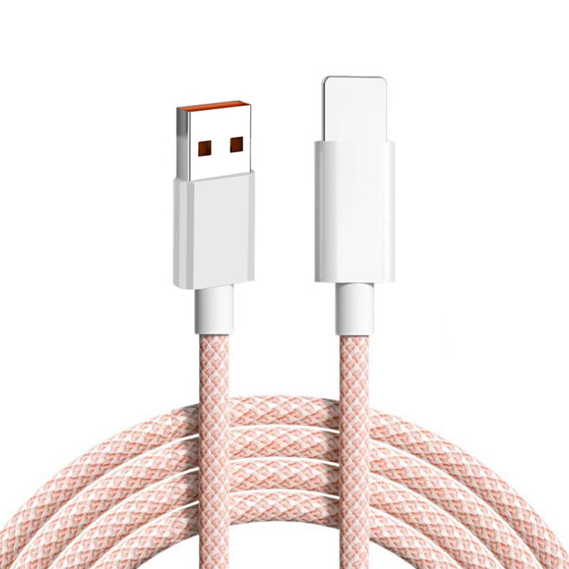 Nylonummantelte USB-C-auf-Lightning-Datenkabel, MEIN SHOP, Silikon-USB-auf-USB-C-Datenkabel