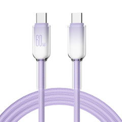 Eiskristallgeflochtenes USB-C-auf-Typ-C-Kabel, MEIN SHOP, Eiskristallgeflochtenes USB-C-auf-Typ-C-Kabel