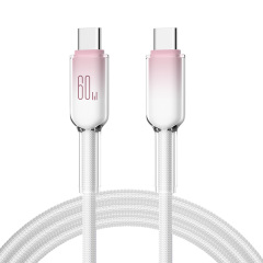 Eiskristallgeflochtenes USB-C-auf-Typ-C-Kabel, MEIN SHOP, Eiskristallgeflochtenes USB-C-auf-Typ-C-Kabel