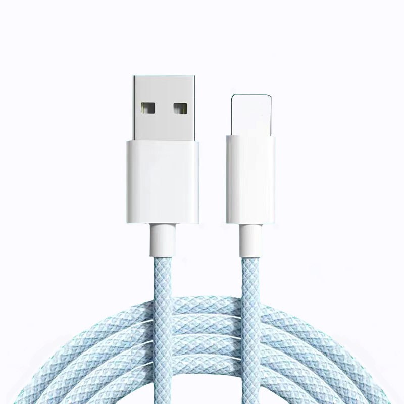 Nylonummantelte USB-C-auf-Lightning-Datenkabel, MEIN SHOP, Silikon-USB-auf-USB-C-Datenkabel