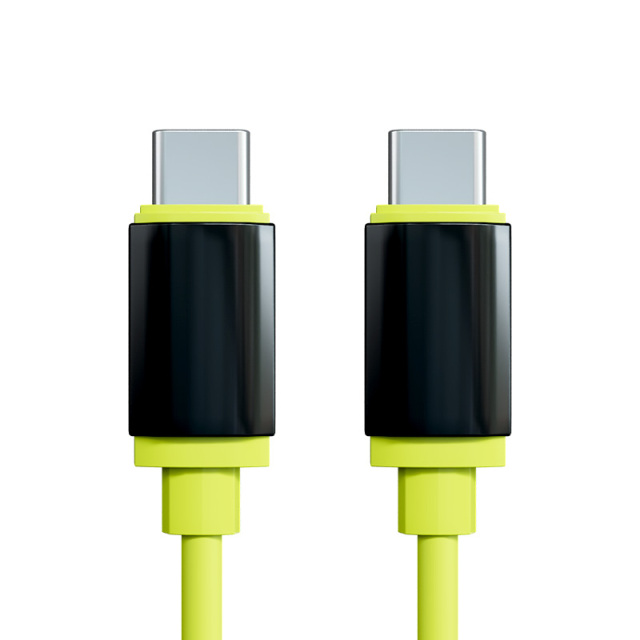 Câble de données USB-C vers Type C en silicone 240 W, MA BOUTIQUE, Câble de données USB-C vers Type C en silicone 240 W