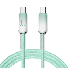 Eiskristallgeflochtenes USB-C-auf-Typ-C-Kabel, MEIN SHOP, Eiskristallgeflochtenes USB-C-auf-Typ-C-Kabel