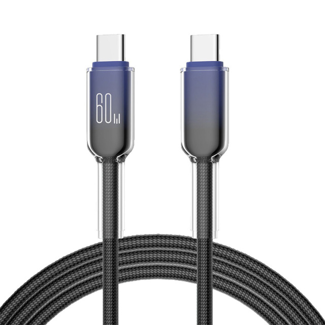 Eiskristallgeflochtenes USB-C-auf-Typ-C-Kabel, MEIN SHOP, Eiskristallgeflochtenes USB-C-auf-Typ-C-Kabel