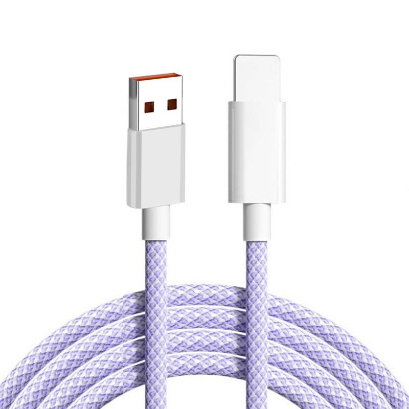 Nylonummantelte USB-C-auf-Lightning-Datenkabel, MEIN SHOP, Silikon-USB-auf-USB-C-Datenkabel