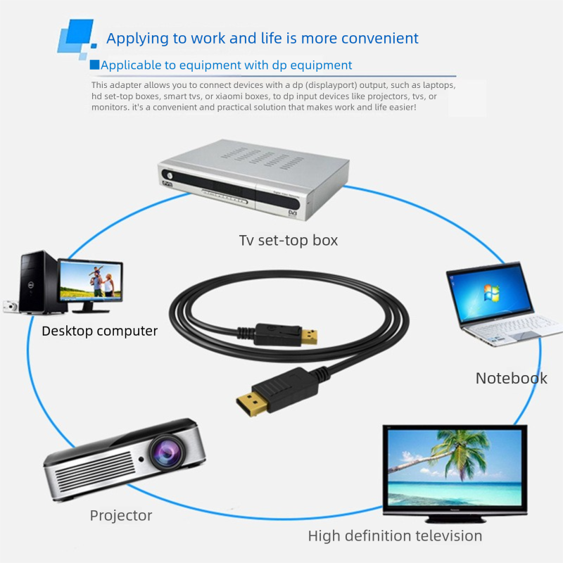 DisplayPort 1.2 Cable 4K DP to DP Cable,MY SHOP,DisplayPort 1.2 Cable 4K DP to DP Cable