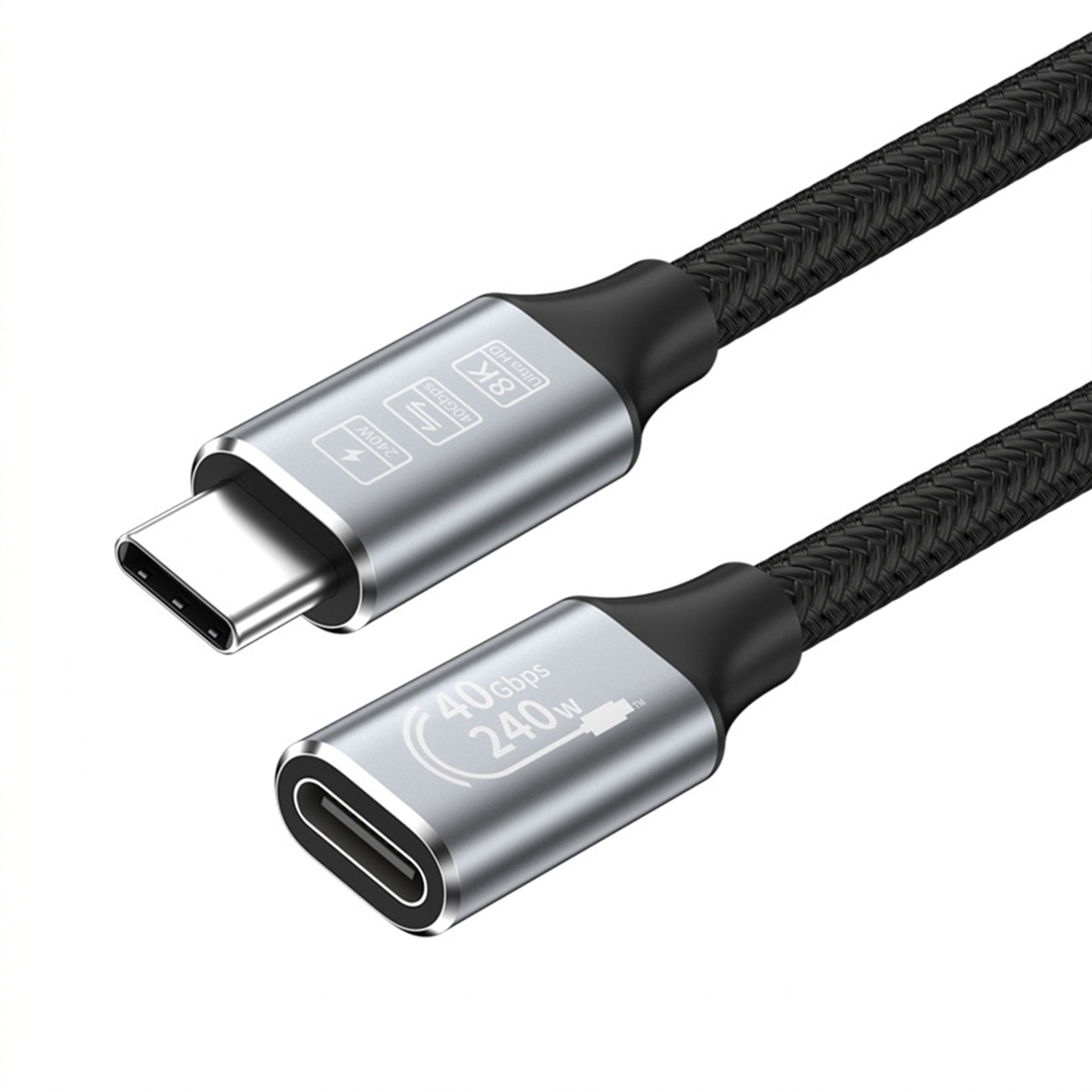 USB4 Type C Male to Female Extension Cable,DonvisTek,USB4 Type C Male to Female Extension Cable