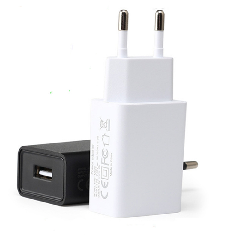 Carregador de Parede USB 5V1A com Plugue EU, DonvisTek, Carregador de Parede USB 5V1A com Plugue EU