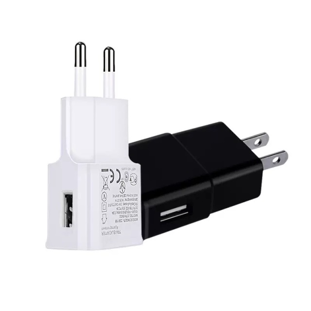 Cargador de pared USB con enchufe EU 5V1A, DonvisTek, cargador de pared USB con enchufe EU 5V1A