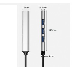 4 in 1 USB 3.0 Hub,DonvisTek,4 in 1 USB 3.0 Hub