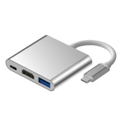 3 in 1 USB-C to HDMI USB 3.0 Adapter Docking Station,DonvisTek,3 in 1 USB-C to HDMI USB 3.0 Adapter Docking Station