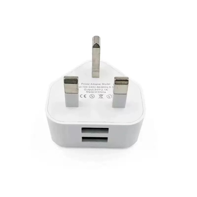 Carregador de Parede USB 5V1A com Plugue UK, DonvisTek, Carregador de Parede USB 5V1A com Plugue UK