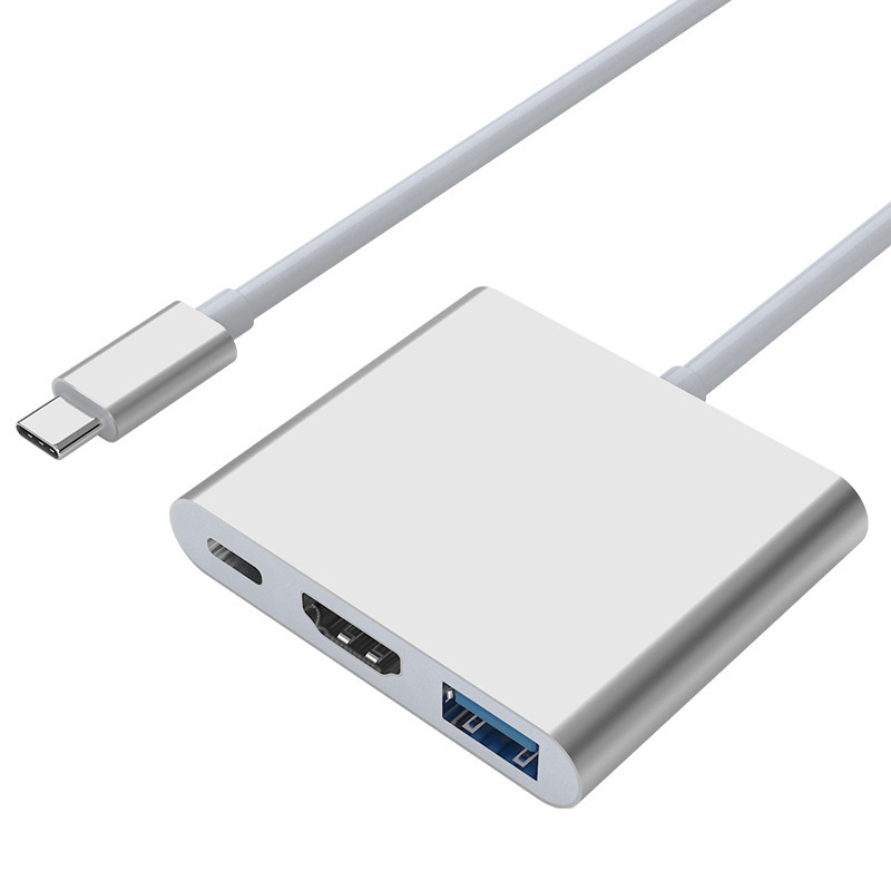 3 in 1 USB-C to HDMI USB 3.0 Adapter Docking Station,DonvisTek,3 in 1 USB-C to HDMI USB 3.0 Adapter Docking Station