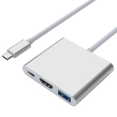 3 in 1 USB-C to HDMI USB 3.0 Adapter Docking Station,DonvisTek,3 in 1 USB-C to HDMI USB 3.0 Adapter Docking Station