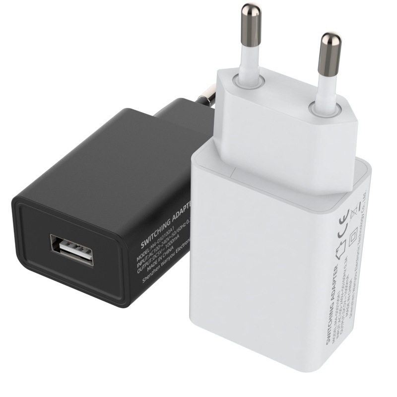 Carregador de Parede USB 5V1A Plugue EU, DonvisTek, Carregador de Parede USB 5V1A Plugue EU