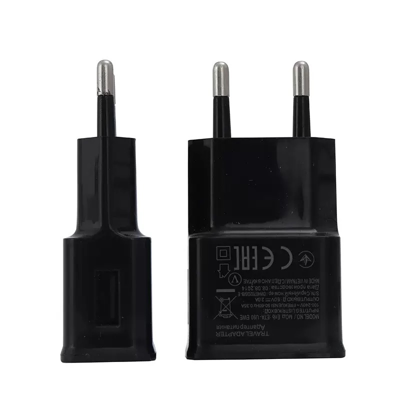 Cargador de Pared USB 5V1A con Enchufe EU, DonvisTek, Cargador de Pared USB 5V1A con Enchufe EU