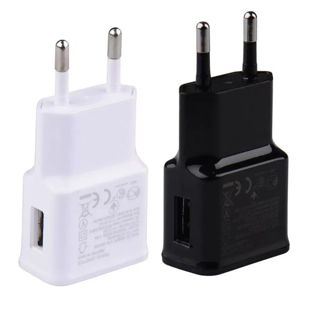 Cargador de pared USB con enchufe EU 5V1A, DonvisTek, cargador de pared USB con enchufe EU 5V1A