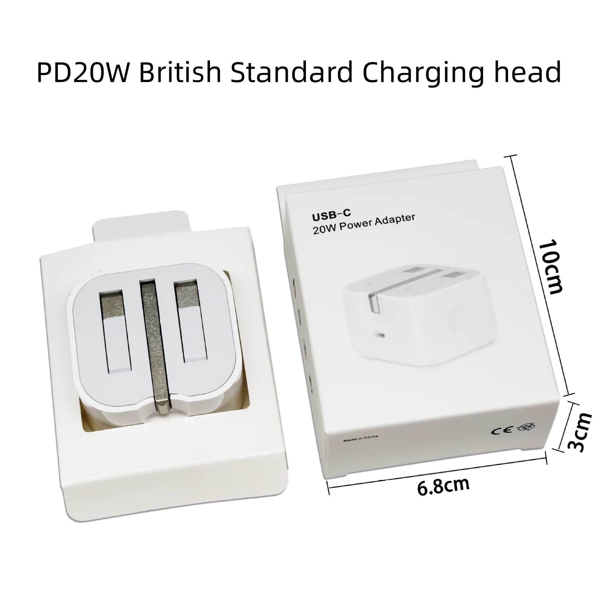 PD20W UK Plug USB-C Fast Charger,DonvisTek,PD20W UK Plug USB-C Fast Charger