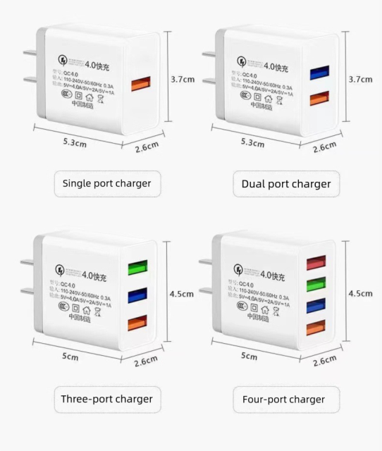 Chargeur mural USB à plusieurs ports 5V2A, DonvisTek, Chargeur mural USB à plusieurs ports 5V2A