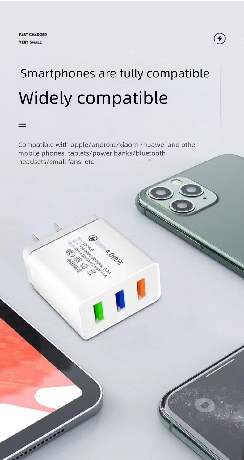 Chargeur mural USB à plusieurs ports 5V2A, DonvisTek, Chargeur mural USB à plusieurs ports 5V2A