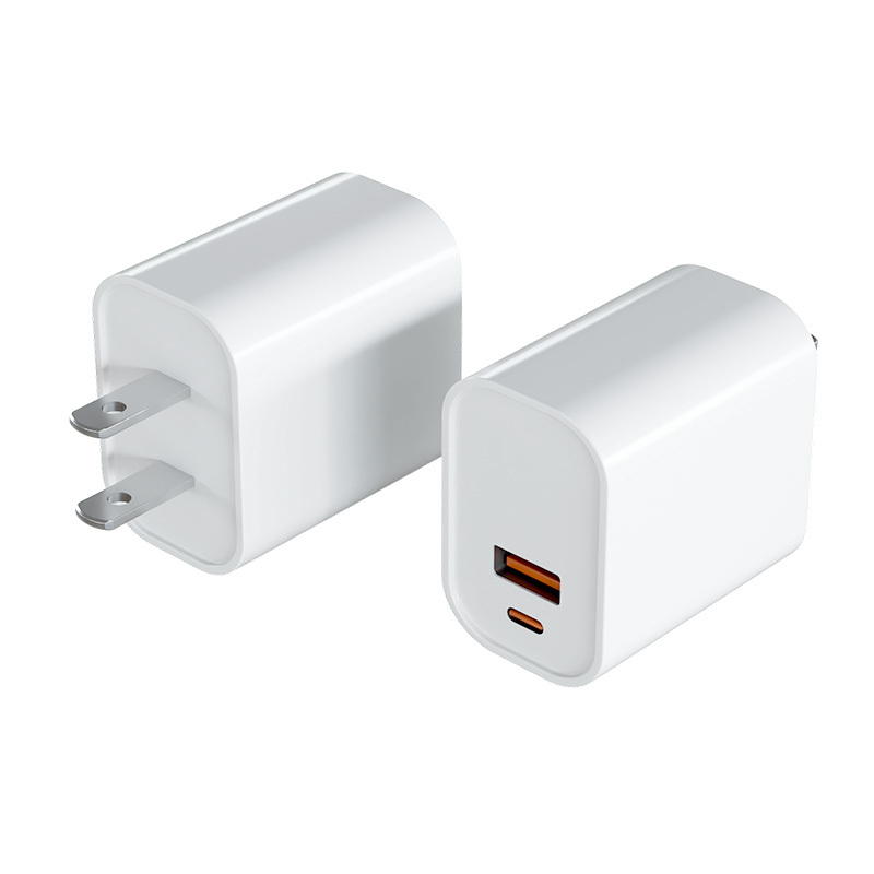 20W/25W/30W Dual‑Port USB‑A + USB‑C Wall Charger,DonvisTek,20W/25W/30W Dual‑Port USB‑A + USB‑C Wall Charger