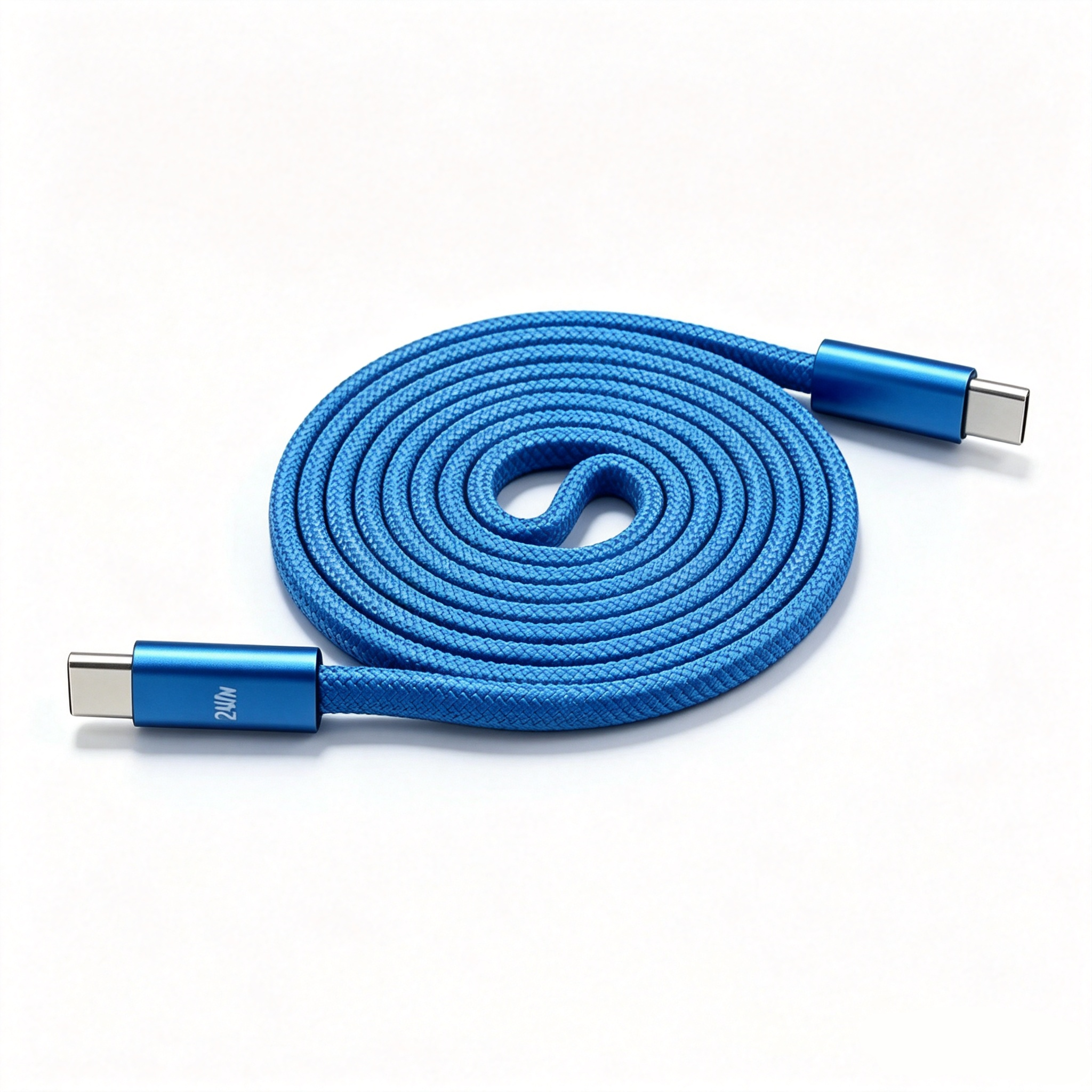 Cable USB-C a USB-C plano trenzado magnético de 240 W, DonvisTek, Cable USB-C a USB-C plano trenzado magnético de 240 W