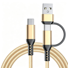 60W Nylon Braided USB‑C to USB‑C Fast Charging Cable,DonvisTek,60W Nylon Braided USB‑C to USB‑C Fast Charging Cable