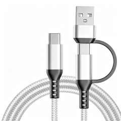 60W Nylon Braided USB‑C to USB‑C Fast Charging Cable,DonvisTek,60W Nylon Braided USB‑C to USB‑C Fast Charging Cable