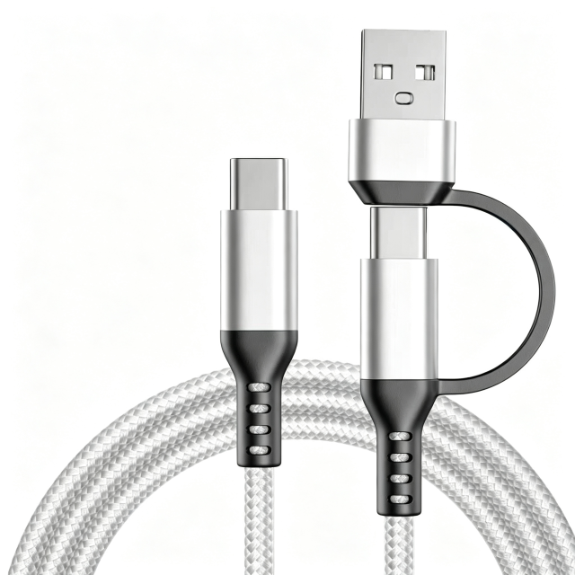 60W Nylon Braided USB‑C to USB‑C Fast Charging Cable,DonvisTek,60W Nylon Braided USB‑C to USB‑C Fast Charging Cable