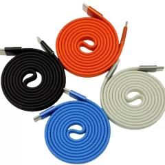 Cable USB-C a USB-C plano trenzado magnético de 240 W, DonvisTek, Cable USB-C a USB-C plano trenzado magnético de 240 W