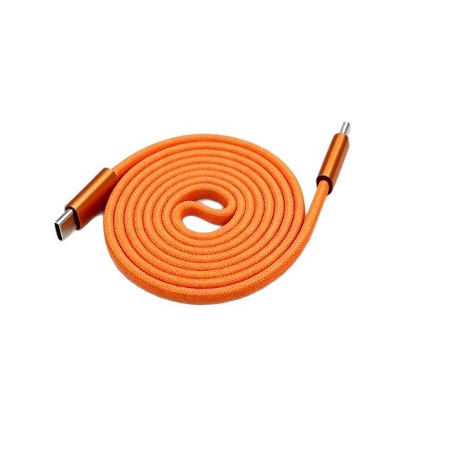 Cable USB-C a USB-C plano trenzado magnético de 240 W, DonvisTek, Cable USB-C a USB-C plano trenzado magnético de 240 W