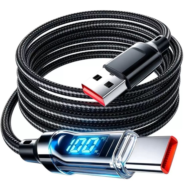 Câble de charge pour lampes LED RGB tressées 60w, DonvisTek, câble de charge pour lampes LED RGB tressées 60w