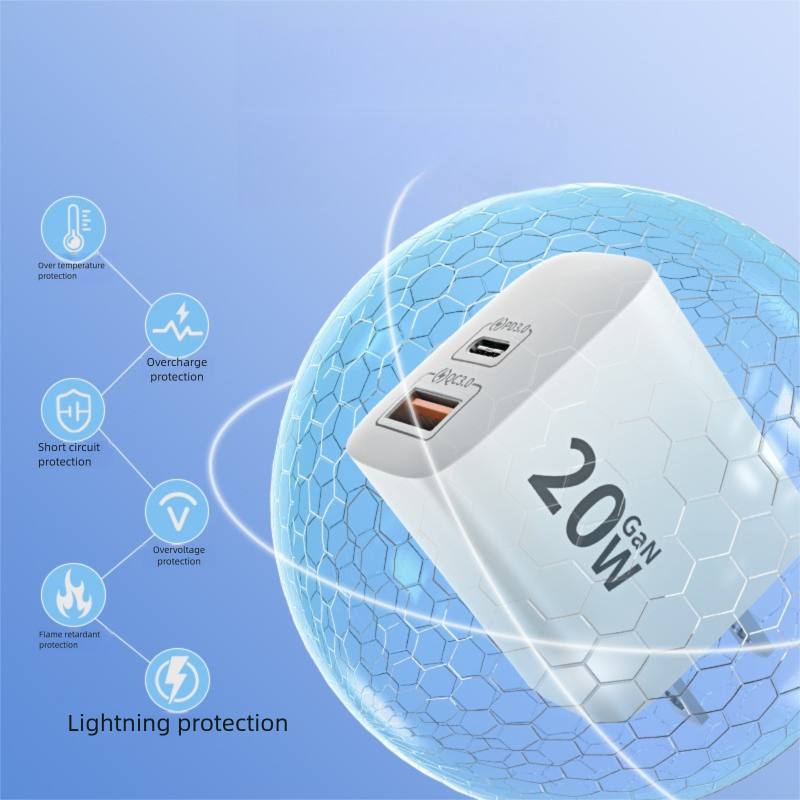 Cross-border PD20W GaN fast wall charger,DonvisTek,Cross-border PD20W GaN fast wall charger