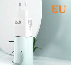 66W 3-Port EU Plug Super Fast Charger USB-A+Type-C+USB-L Wall Charger,DonvisTek,66W 3-Port EU Plug Super Fast Charger USB-A+Type-C+USB-L Wall Charger